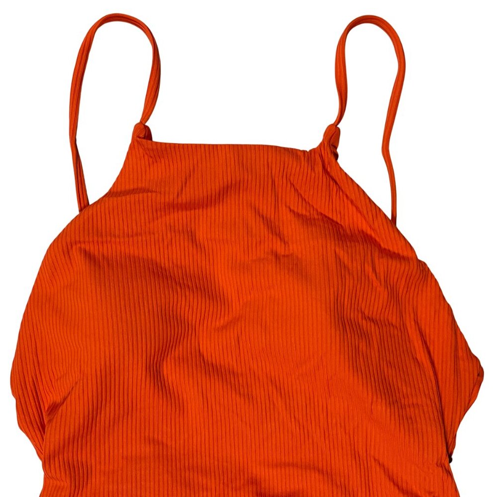 Andie Women's One Piece in Vibrant Orange - Picture 3 of 10
